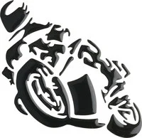 3D Sticker "Motorcycle"
