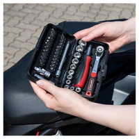 Socket wrench set 38 pieces, metric