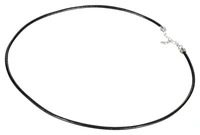 *Universel* collier en cuir lisse