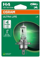 Ultra Life H4 Halogen Bulb