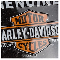 H-D tin sign Genuine Oil