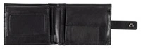 Porte-monnaie, similicuir, noir
