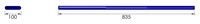 Steel handlebar Drag Bar Wide LD2