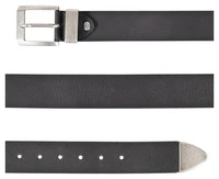 DL-AC-9 leather belt, grey