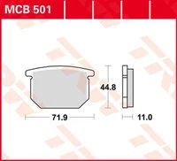 Brakepads Organic
