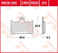 Brakepads Organic