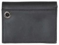 Porte-monnaie en cuir noir