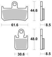 Plaquettes De Frein Metal Fritté