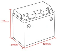 BATERIA DE GEL DELO, cheia