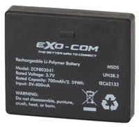 BATTERIA DI RICAMBIO SCORPION EXO-COM