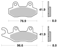 Plaquettes De Frein Metal Fritté