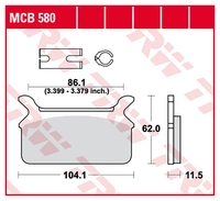 Brakepads Organic