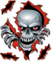 Aufkleber "Totenkopf"