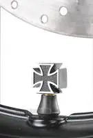 Kunststof ventieldoppen Iron Cross