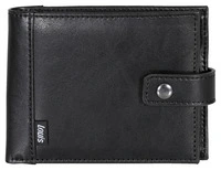 Porte-monnaie, similicuir, noir