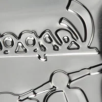 Blechschild Vespa Logo