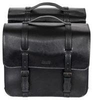 Sacoches de selle cuir, volume : 12 l