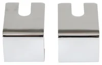 Set staffe angolari cromate