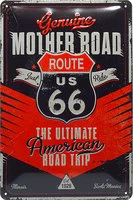 Blechschild Route 66