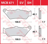 Brakepads Organic