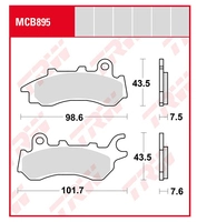 Brakepads Organic
