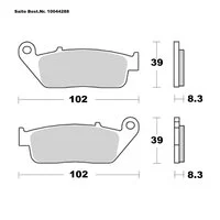 Brake-Pads Organic With Abe
