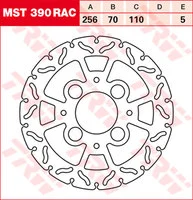 Bremsscheiben Racing, Hinten