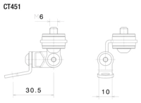 Mounting kit f. Rizoma compensation res.