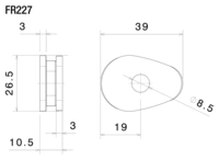 Indicator adapter, pair, Honda/Yamaha