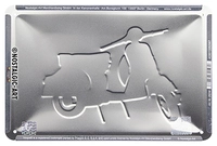 Mini nostalgie plaque de tôle VESPA