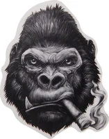 Aufkleber Mini Gorilla