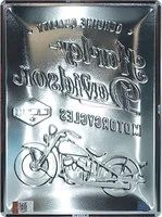 Retro Blechschild Harley Davidson