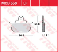 Brakepads Organic