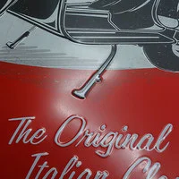 Retro Blechschild Vespa 59