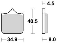 Plaquettes De Frein Metal Fritté