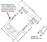 Paramotore universale con kit montaggio