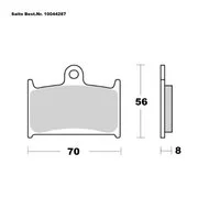 Brake-Pads Organic With Abe