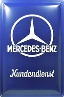 Retro Blechschild Mercedes-Benz