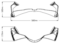 Downforce Winglet Zijspoiler