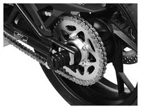 Crash pad set for rear axle