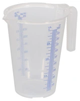 Verre doseur, 1 litre avec échelle,