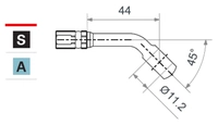 Raccord Vario MV11C45