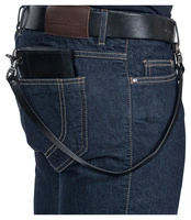 Lederkette für die Geldbörse, L: 58 cm