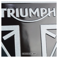 Plaque en tôle Triumph « Original »