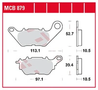 Brakepads Organic