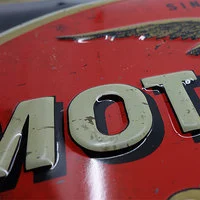 Blechschild Moto-Guzzi Logo