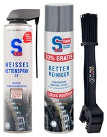Set: Chain cleaner 400 ml, white