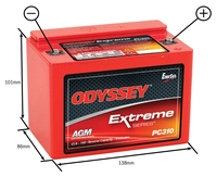 ODYSSEY Hawker Batterie