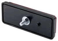 Catadioptre Arrière Rouge – 125 X 18 Mm – Avec Boulons Filetés – Pour Vélo, Remorque, équipement Véhicule