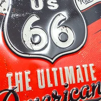 Blechschild Route 66